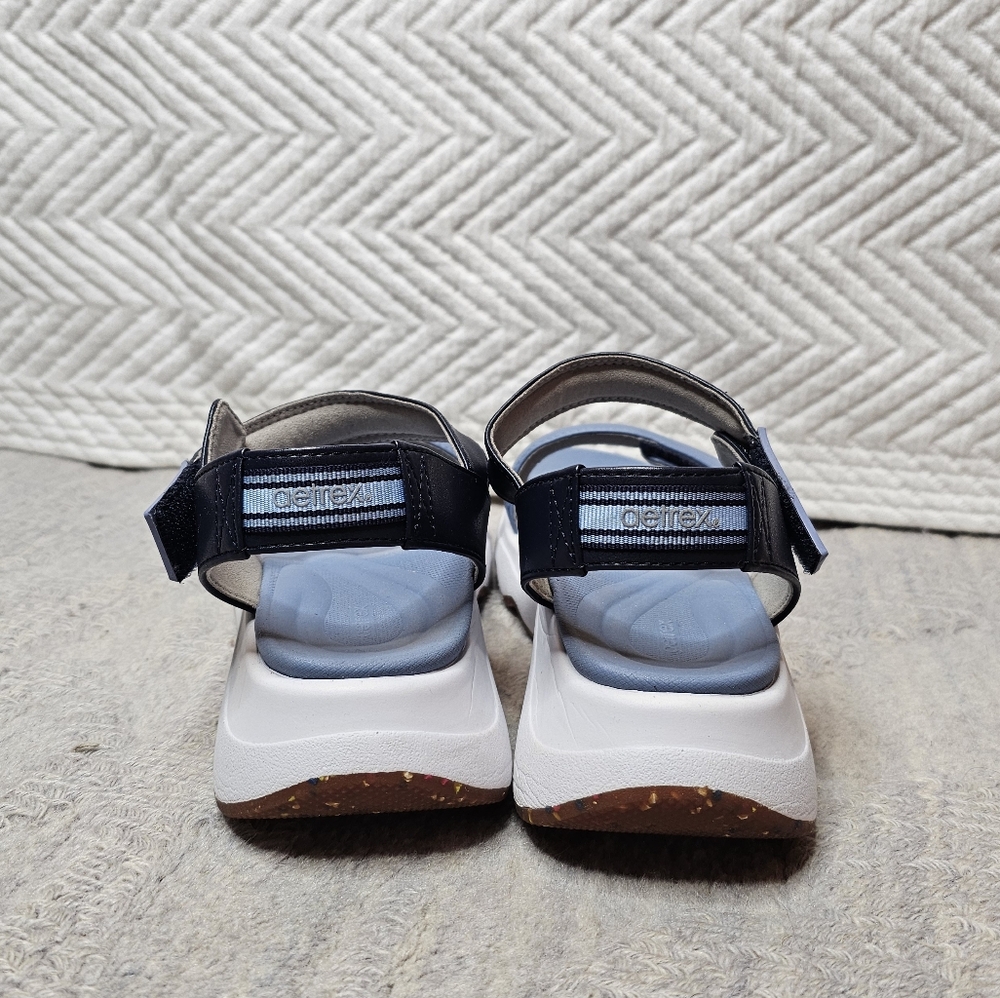 Aetrex Blue and Navy Sport Sandals - Picture 8 of 16